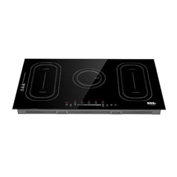 Cooktop de Indução Cinco Bocas Eos Freezone Due Preto 9500w Eci05epf 220v