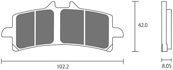Amazon | ZCOO ( ジクー ) バイク用 ブレーキパッド セラミック