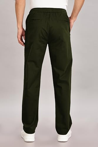 Image of FYLTR Men's Taper Fit Stretch Cotton Joggers with Elasticated Waistband & Drawstrings