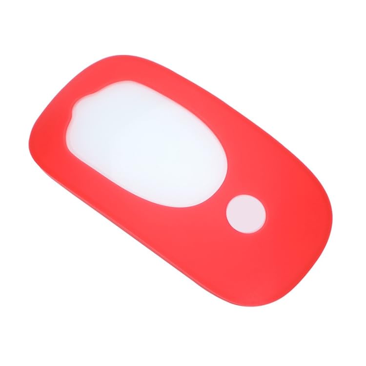 Image of RAYA Silicone Case Cover Compatible with Apple Magic Mouse, Shockproof and Scratchproof Protective Skin for Apple Magic Mouse 1 /2 [ Only Silicone Cover, Mouse NOT Included in The Offer ] (Red)
