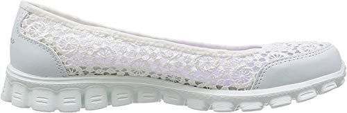 Skechers Ez Flex 2-Flightly - Zapatillas de deporte Mujer, Blanco (Wht), 39
