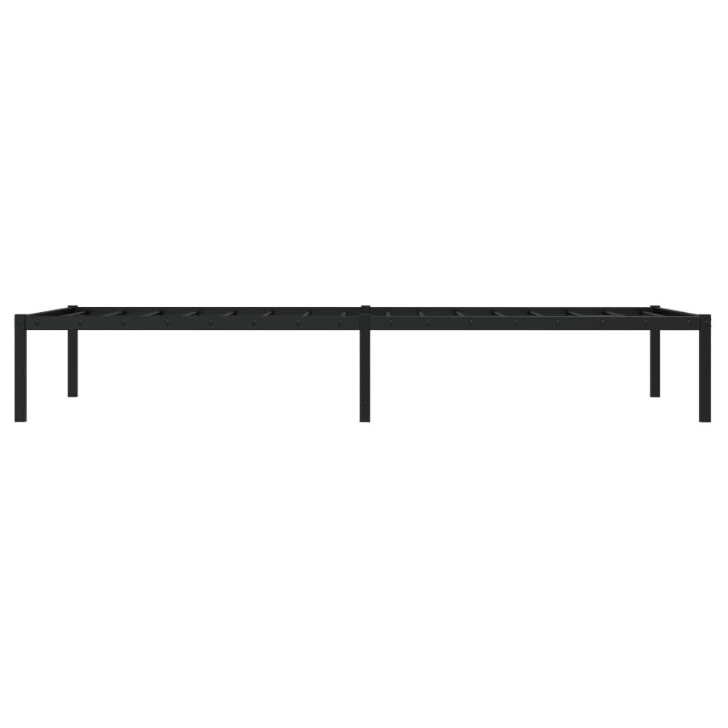 Articulos para el hogar, marco de cama de metal negro 90 x 200 cm, muebles de traje