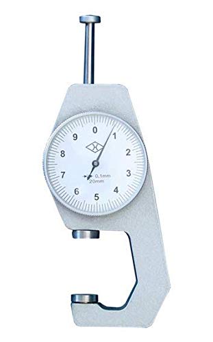 Calibrador mecánico de precisión para espesores, rango 0,1-10 mm, resolución 0,1 mm miniatura 1