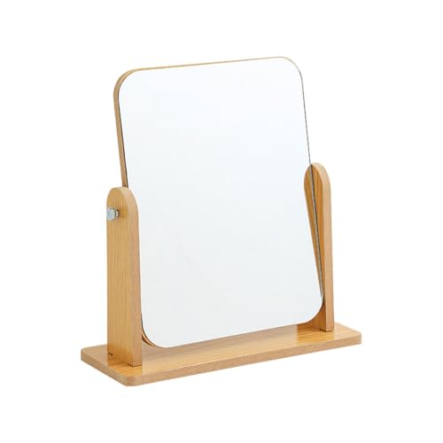 Espejo de mesa Homoyoyo de madera natural giratorio 360°