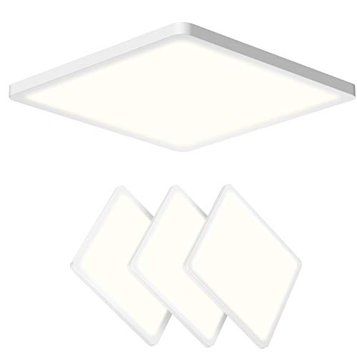 Best Cyber Monday 🔥 AVANLO Super Slim 0.6 Inch Thickness 12 Inch LED Ceiling Light Fixture, 120V 4000K 1680lm 24W (150W Equivalent), Dimmable, Square, for 3.5-4'' Junction Box, 5-6'' Housing & Surface Mount. 4 Pack New Deal AVANLO Super Slim 0.6 Inch Thickness 12 Inch LED Ceiling Light Fixture, 120V 4000K 1680lm 24W (150W Equivalent), Dimmable, Square, for 3.5-4'' Junction Box, 5-6'' Housing & Surface Mount. 4 Pack