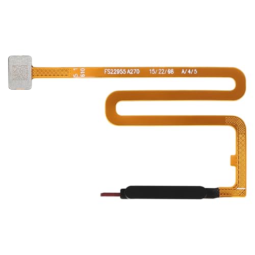 BESJMYT Power Button and Fingerprint Sensor Flex Cable Replacement for Samsung Galaxy A03s Black - Flex Cable Side Power On/Off Switch Control Button Connector Repair Parts for SM-A037U A037U1