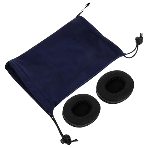 FONDOTIN Orejeras para Perros Oreja Mascota Decoración De Animales Protector De Oídos Tazas De Orejas Mascota De Invierno Protector Anticolisión Mascotas Cubre Orejas para Perros Blue Nylon