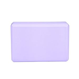 Bloc de mousse N/X Yoga Block High Density Yoga Brick Sport Gymnastique Bloc de mousse résistant à l&rsquo;humidité Bloc de yoga pour Pilates et Méditation Fashion Designer, lilas