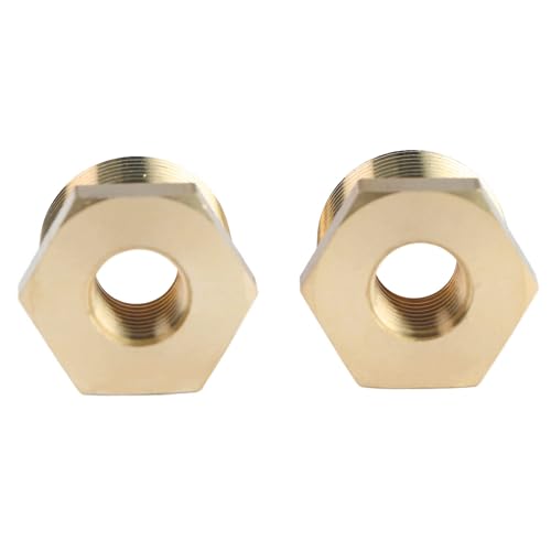 Buje reductor de latón U.S. Solid de 3/4 a 1/2 NPT macho hembra para tubería 6