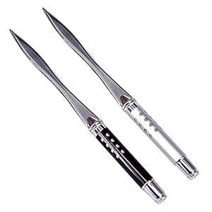 LdawyDE Brievenopeners, 2 stuks briefopeners voor dames, briefopeners voor heren, gemaakt van metaal, stevig en duurzaam…