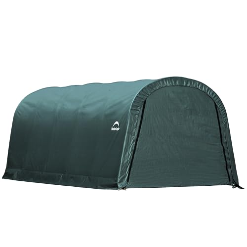 ShelterLogic Replacement Cover Only (Frame Not Included) 12Wx20Lx8H Round Garage in a Box 90603 for Model 62779 (7.5oz Green)