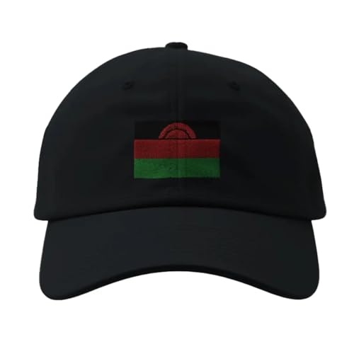 Casquette drapeau du Malawi noir le cadeau idéal pour les passionnés