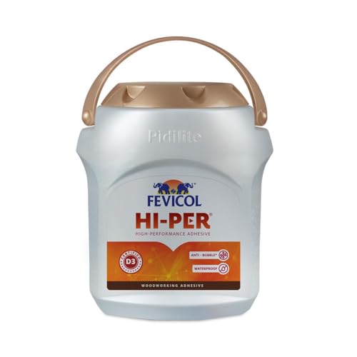 Image of Fevicol Hi-per - High Performance woodworking Adhesive | Anti-bubble, waterproof | Setting time 2hrs | Suits all climatic condition | 10Kg