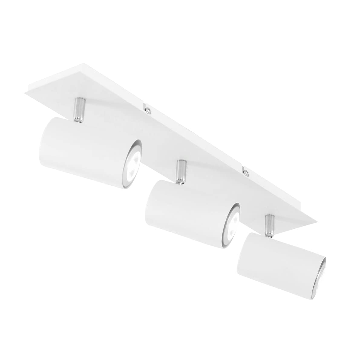 Trio Leuchten Balken in Metall weiß, Spotbalken 3-flammig, exklusiv 3xGU10, Länge: 48 cm 802400301, Weiß Matt