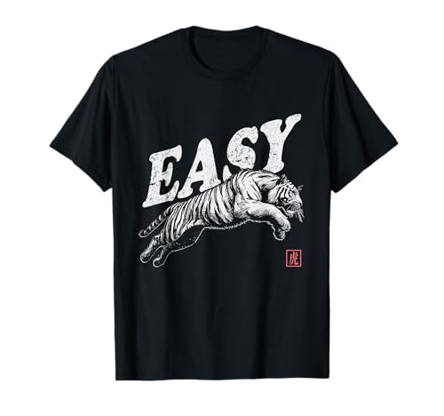 Easy Tiger Retro, vintage envejecido Camiseta