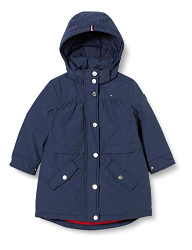Preisvergleich Produktbild Tommy Hilfiger Mädchen Tech Parka Jacke, Twilight Navy, 92