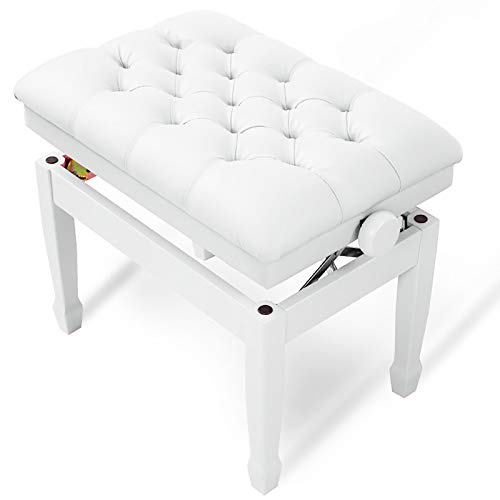 Tabouret de Piano, Tabouret de Coiffeuse Banc de Piano réglable en Hauteur Tabouret de Piano en Bois Massif, bénéficiant d’un Coussin en Cuir Confortable, équipé de Patins antidérapants sur Les - Les Beatles, Paul McCartney, John Lennon, RIngo Starr, George Harrison Tabouret de Piano, Tabouret de Coiffeuse Banc de Piano réglable en Hauteur Tabouret de Piano en Bois Massif, bénéficiant d'un Coussin en Cuir Confortable, équipé de Patins antidérapants sur Les