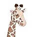 Atmosphera - Plüschtier Giraffe XL H. 100 cm - Mehrfarbig
