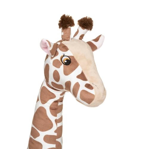Atmosphera - Plüschtier Giraffe XL H. 100 cm - Mehrfarbig