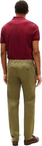 Tommy Hilfiger Herren Chino Hose Harlem Poplin Tapered Fit, Grün (Dark Artichoke), 40W/34L – Ansicht 2