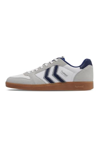 hummel Perfect NS 232725 9109   Zapatillas de balonmano veganas, blanco y azul, 47 EU