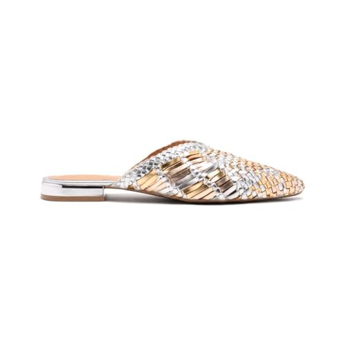 Mules cuir tressé Gioseppo Lagrange : chaussures d'été confortables - 3