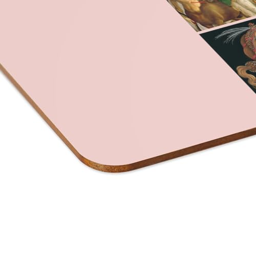 Set de table napperons rose Botticelli liège idée cadeau créatif
