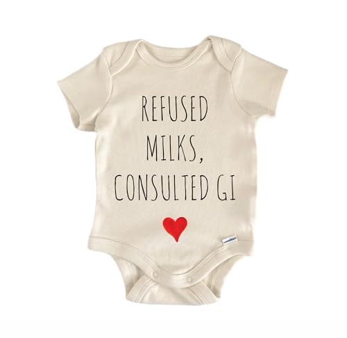 NOFO VIBES Gastroenterologist Reflux Formula - Baby Boy Girl Clothes Bodysuit Funny Cute