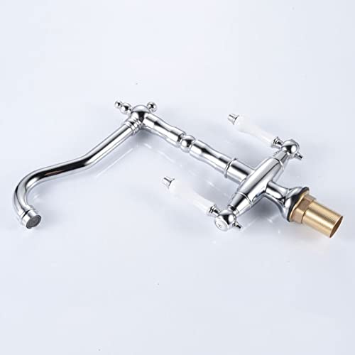 Robinet de salle de bain vintage pour vasque rétro et aménagement de douche classique