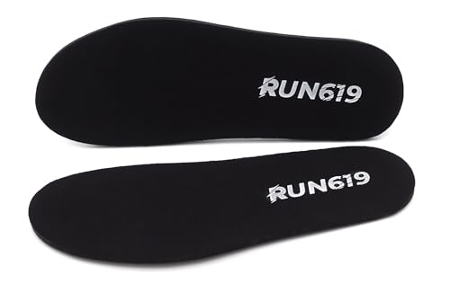 Wide Run 619 Zero Drop Shoe Insoles, Traditional Shape, Foot Forming, Wide Width - 6mm Thickness...