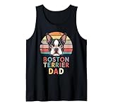Photo Gallery uomo retro boston terrier dad canotta Photo Gallery uomo retro boston terrier dad canotta