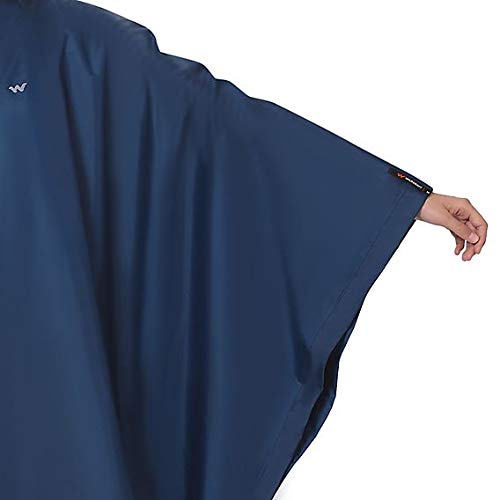 Wildcraft Polyester Navy Hypadry Unisex Standard Length Rain Poncho (41303) -Medium 4