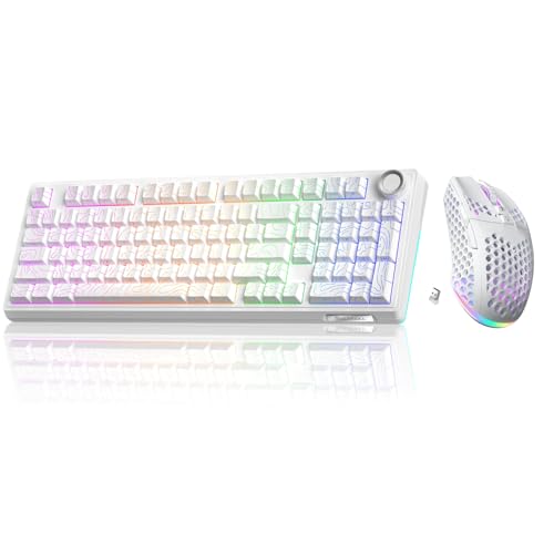 Image of SOLAKAKA KI99 Pro and SM600,Wireless Keyboard and Mouse Combo for Gaming