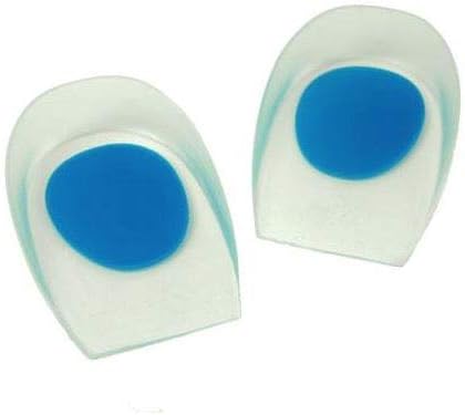 Silicone Gel Heel Cup, Insole Plantar Heel Support Pad, Best for Plantar Fasciitis and Heel Pain (X-Large)