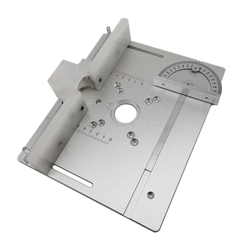Plaque d'insertion de table de routeur en aluminium Type-D, alliage durable pour établi