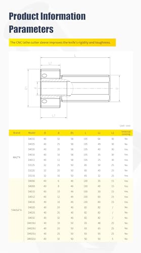 Manga para Herramienta Torno CNC Mazak D4016 miniatura 5