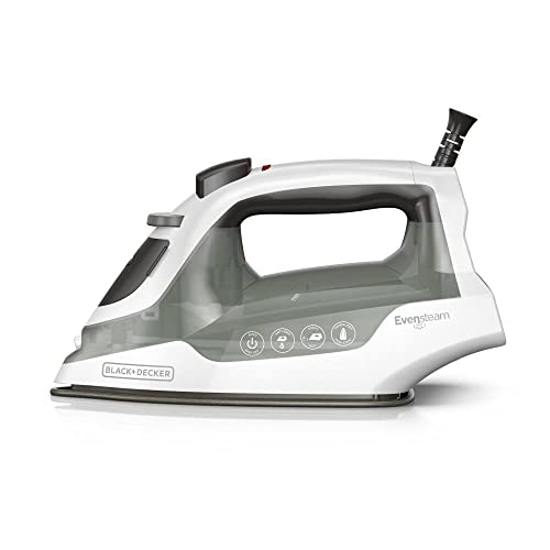 Image of BLACK+DECKER Easy Steam Iron with TrueGlide Soleplate