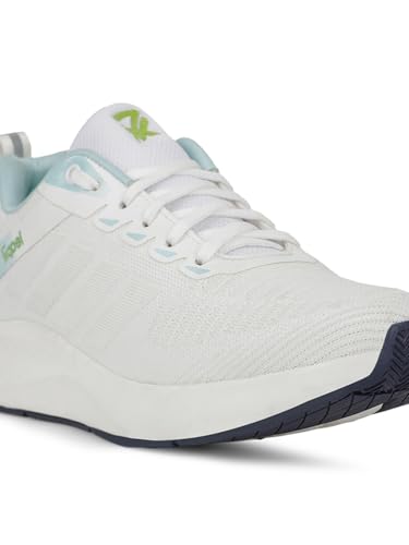 Image of Liberty Leap7x ROBIN-2E Men Sports Running Shoes - White | Comfortable and Durable Lace-Up Closure - Suitable for Lacing Walking, Gym, Jogging and Outdoor Shoes for Man