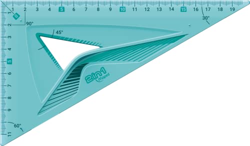 Maped M244304 - Zeichenset Flex Maxi 4-teilig mit einem Lineal 30 cm und zwei Zeichendreiecken