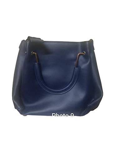 Image of Women Blue PU Leather Combo Handbag | For Women and Girls