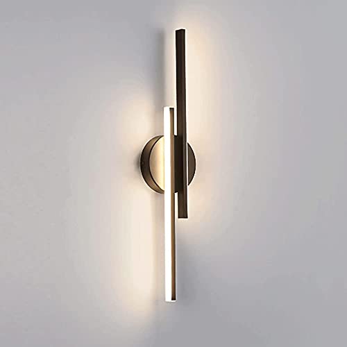 Lampe murale LED salon design bande longue luminaire fer noir