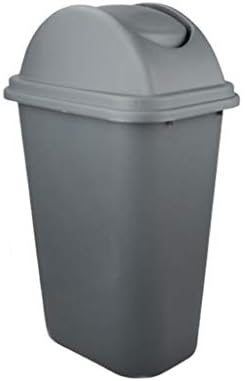 LMNUY Trashcan Outdoor Indoor/Outdoor Plastic Dustbins Home Kitchen Bathroom Trash Can Simple Hotel Property Waste Recycling Compost Bins Recycling (Color : Covered, Size : 35L)