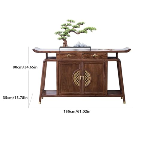 Console-Table-61-Inch-Farmhouse-and-Modern-Entrance-Table-Console-Table-Sofa-Table-with-Metal-Handles-Hallway-Table-for-Entrance-Hallway-Living-RoomArt-Deco-Furniture Console Table 61 Inch Farmhouse and Modern Entrance Table Console Table Sofa Table with Metal Handles Hallway Table for Entrance Hallway Living RoomArt Deco Furniture