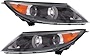 Garage-Pro Headlight Assembly Compatible with 2011-2012 Kia Sportage Halogen, Set of 2, Driver and Passenger Side