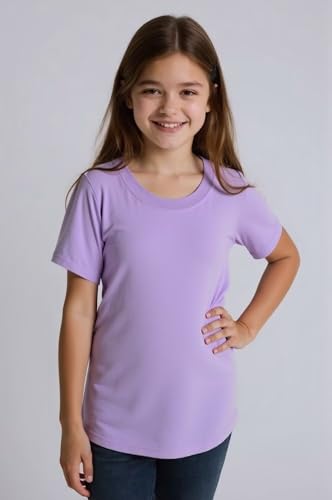 Image of Huata Boys Girls Short Sleeve Tee T-Shirt Crewneck 2 Packs