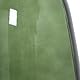JARRÓN VIDRIO RECICLADO 75CM VERDE FILO DORADO_°25X75CM BOCA:°6CM