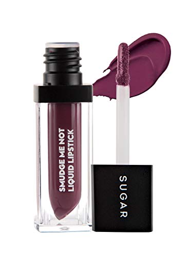 Image of SUGAR Cosmetics - Smudge Me Not - Liquid Lipstick - 23 Merry Berry (Dark Plum) - 4.5 ml - Ultra Matte Liquid Lipstick, Transferproof and Waterproof, Lasts Up to 12 hours