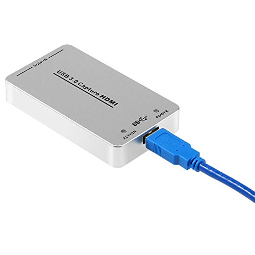 ORIVISION USB3.0 Capture HDMI Video Card, Broadcast and Record, HDMI to USB Dongle Full HD 1080P Live Video Game Grabber Converter Compatible with Windows, Linux, Mac OS X