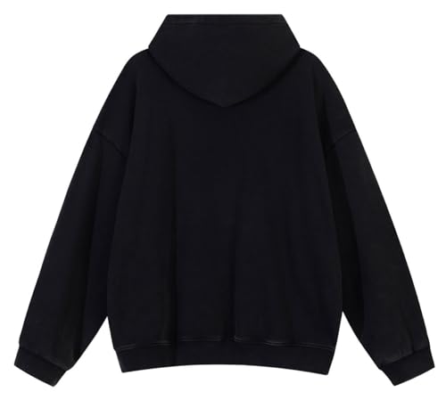 Oversized Hoodies for Men Acid Wash Baggy Hoodie Womens Vintage Pullover for Teens2