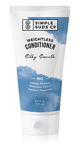 Simple Suds Co. All Natural Weightless Hair Conditioner, Silky Smooth, 6 Ounce